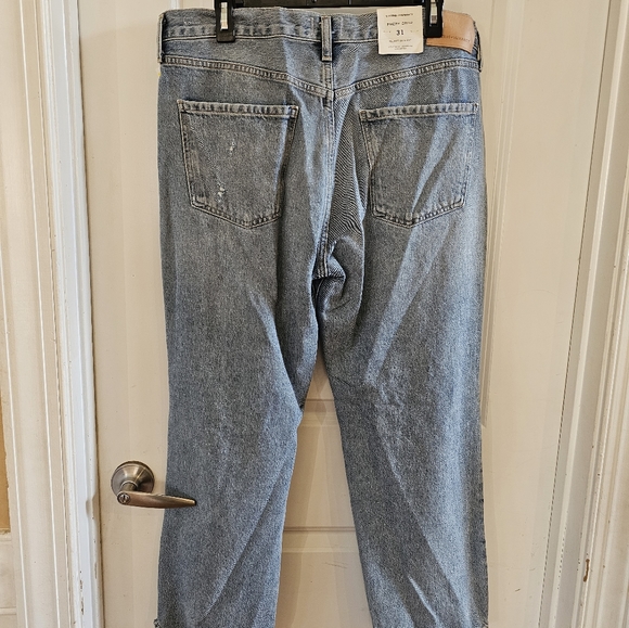 NWT Citizens of humanity emery crop relaxed straight size 31 - Picture 3 of 6
